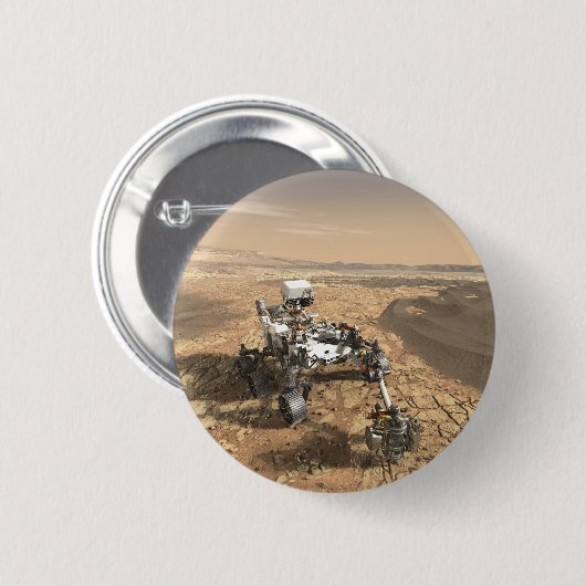 Mars 2020 rutschten auf der Oberfläche der Mars. Button (Vorne & Hinten)