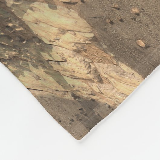 Mars 2020 rutschten auf der Oberfläche der Mars. Fleecedecke (Ecke)