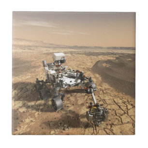 Mars 2020 rutschten auf der Oberfläche der Mars. Fliese