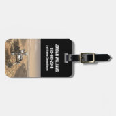 Mars 2020 rutschten auf der Oberfläche der Mars. Gepäckanhänger (Vorderseite horizontal)