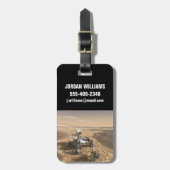 Mars 2020 rutschten auf der Oberfläche der Mars. Gepäckanhänger (Vorderseite vertikal)