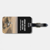 Mars 2020 rutschten auf der Oberfläche der Mars. Gepäckanhänger (Rückseite horizontal)