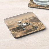 Mars 2020 rutschten auf der Oberfläche der Mars. Getränkeuntersetzer (Linke Seite)