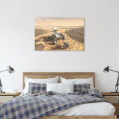 Mars 2020 rutschten auf der Oberfläche der Mars. Leinwanddruck (Insitu (Schlafzimmer))
