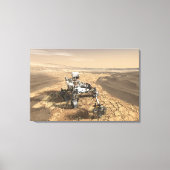 Mars 2020 rutschten auf der Oberfläche der Mars. Leinwanddruck (Vorderseite)