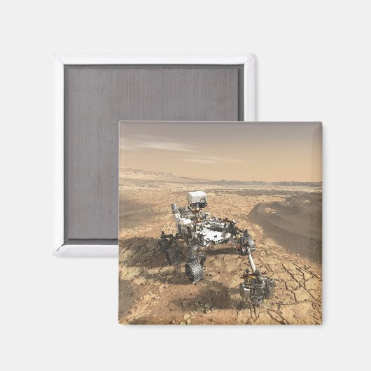 Mars 2020 rutschten auf der Oberfläche der Mars. Magnet (Vorderseite/Rückseite)