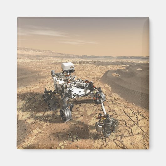 Mars 2020 rutschten auf der Oberfläche der Mars. Magnet (Vorne)