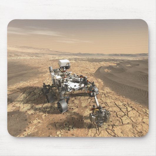 Mars 2020 rutschten auf der Oberfläche der Mars. Mousepad (Vorne)