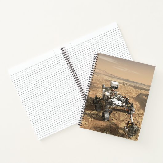 Mars 2020 rutschten auf der Oberfläche der Mars. Notizblock (Innenseite)