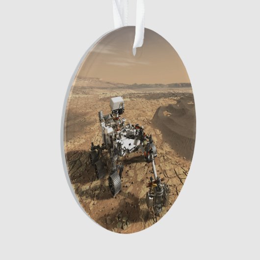 Mars 2020 rutschten auf der Oberfläche der Mars. Ornament (Vorderseite)