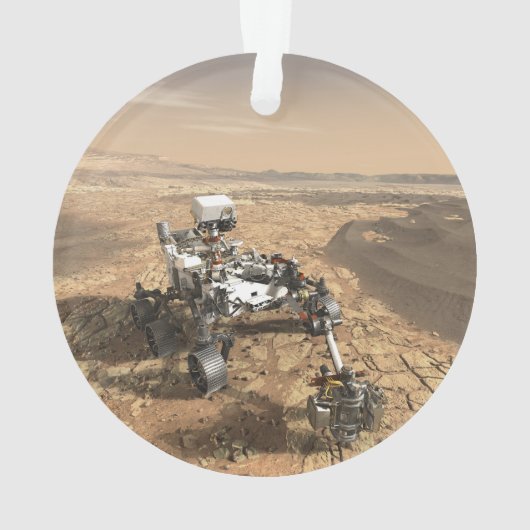 Mars 2020 rutschten auf der Oberfläche der Mars. Ornament (Rückseite)
