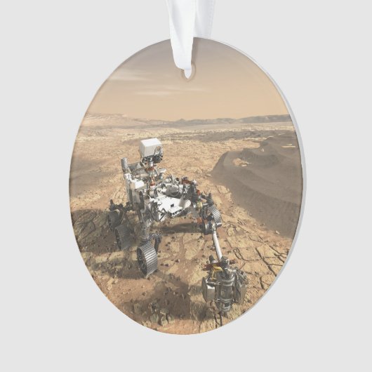 Mars 2020 rutschten auf der Oberfläche der Mars. Ornament (Vorderseite)