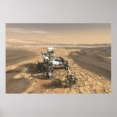 Mars 2020 rutschten auf der Oberfläche der Mars. Poster (Vorne)