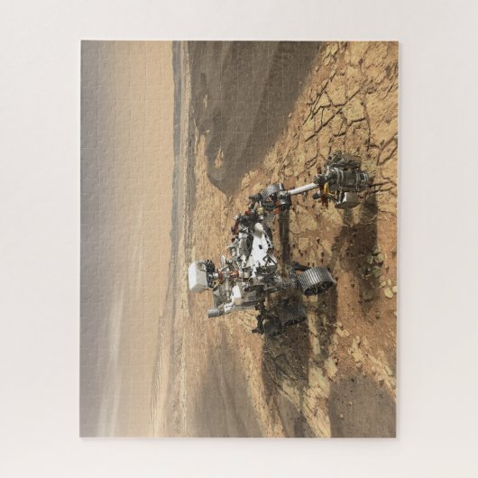 Mars 2020 rutschten auf der Oberfläche der Mars. Puzzle (Vertikal)