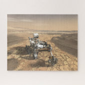 Mars 2020 rutschten auf der Oberfläche der Mars. Puzzle (Horizontal)