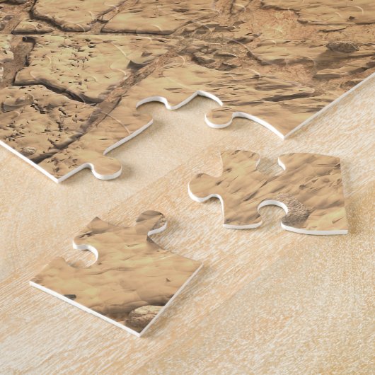 Mars 2020 rutschten auf der Oberfläche der Mars. Puzzle (Seite)