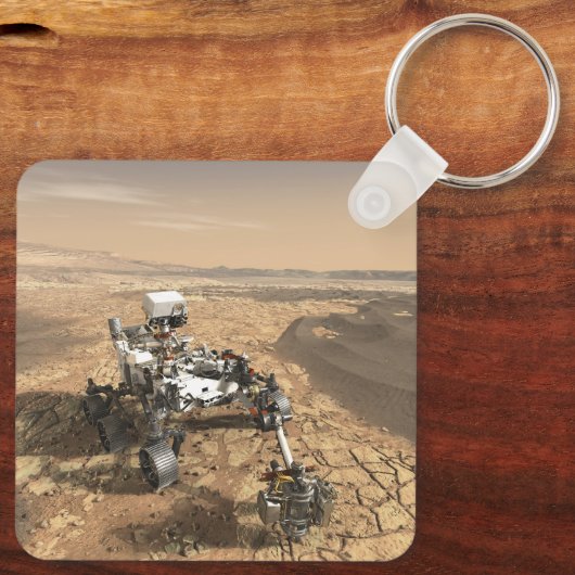 Mars 2020 rutschten auf der Oberfläche der Mars. Schlüsselanhänger (Rückseite)
