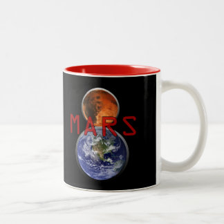 Mars 8 zweifarbige tasse