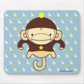 Mars-Affe-Bananen Mousepad - FRANKIE (Vorne)