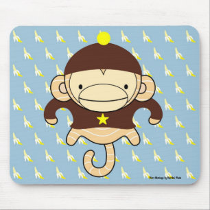 Mars-Affe-Bananen Mousepad - FRANKIE