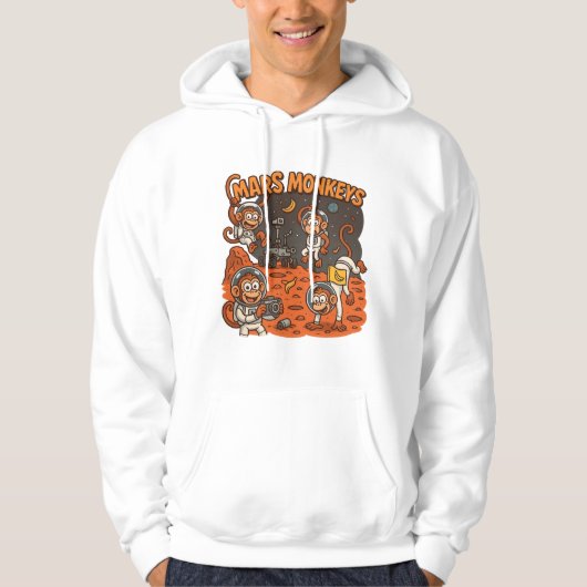Mars Affen Hoodie (Vorderseite)