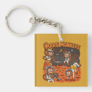 Mars Affen Schlüsselanhänger