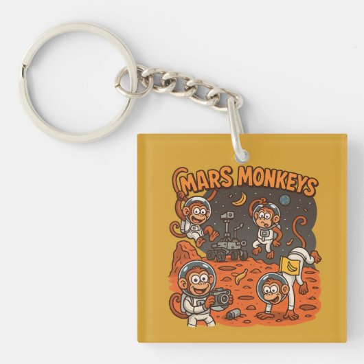 Mars Affen Schlüsselanhänger (Vorderseite)