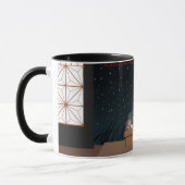 MARS Akita-Ernte-Mond-Tasse Tasse (Links)