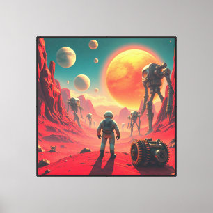 MARS ANFRAGEN 7 LEINWANDDRUCK