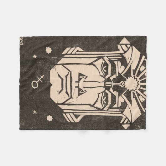 Mars Ares God of War Griechische Mythologie Black Fleecedecke (Vorderseite (Horizontal))