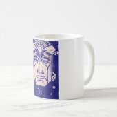 Mars Ares God of War Griechische Mythologie Blue Kaffeetasse (VorderseiteRechts)