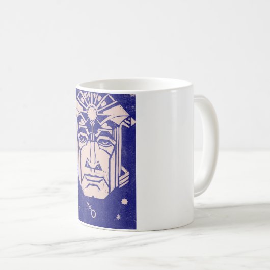 Mars Ares God of War Griechische Mythologie Blue Kaffeetasse (VorderseiteRechts)
