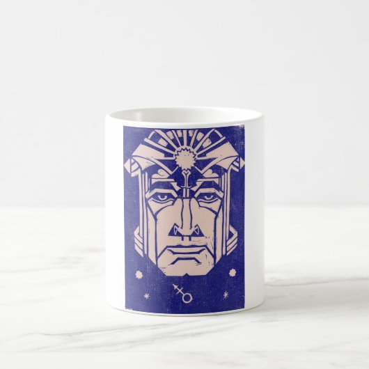 Mars Ares God of War Griechische Mythologie Blue Kaffeetasse (Mittel)
