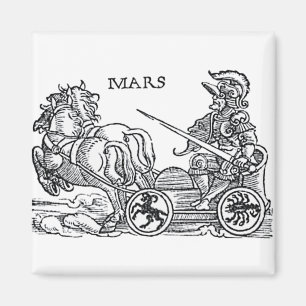 Mars Ares God of War griechischer Chariot-Cartoon Magnet