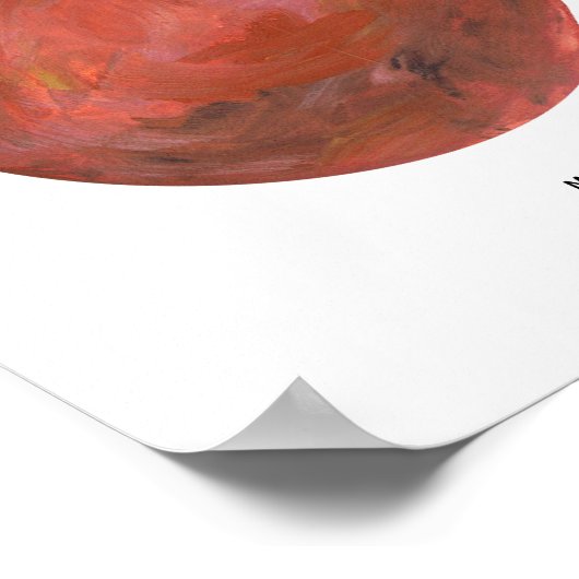 Mars Art Print Poster (Ecke)