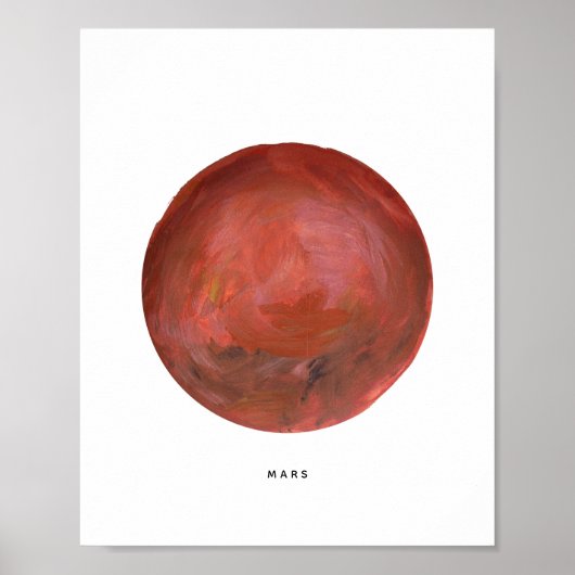 Mars Art Print Poster (Vorne)