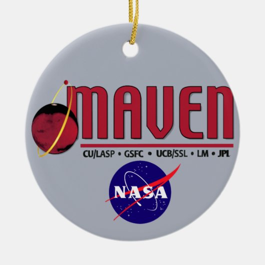 Mars-Atmosphäre und flüchtige Evolution (MAVEN) Keramikornament (Vorne)