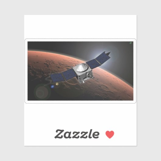 Mars Atmosphäre und Volatile Evolution Mission. Aufkleber (Blatt)