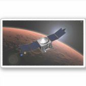 Mars Atmosphäre und Volatile Evolution Mission. Aufkleber (Vorderseite)