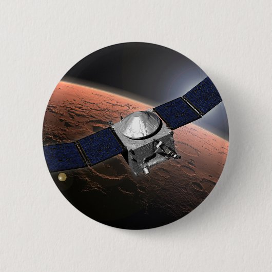 Mars Atmosphäre und Volatile Evolution Mission. Button (Vorderseite)