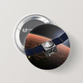 Mars Atmosphäre und Volatile Evolution Mission. Button (Vorne & Hinten)