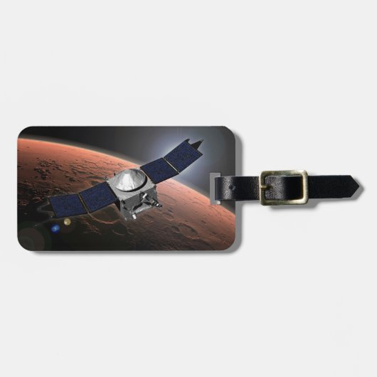 Mars Atmosphäre und Volatile Evolution Mission. Gepäckanhänger (Vorderseite horizontal)