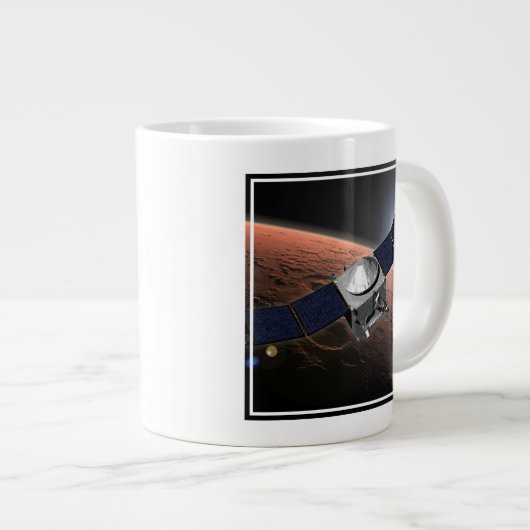 Mars Atmosphäre und Volatile Evolution Mission. Jumbo-Tasse (Vorderseite Rechts)