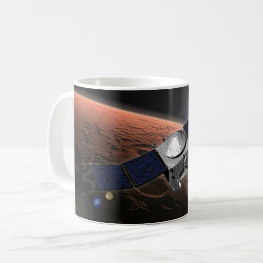 Mars Atmosphäre und Volatile Evolution Mission. Kaffeetasse (Vorderseite Links)