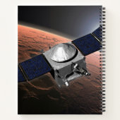 Mars Atmosphäre und Volatile Evolution Mission. Notizblock (Rückseite)