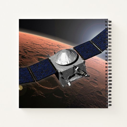 Mars Atmosphäre und Volatile Evolution Mission. Notizblock (Rückseite)