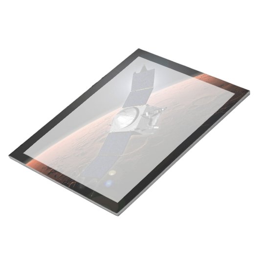 Mars Atmosphäre und Volatile Evolution Mission. Notizblock (angewinkelt)