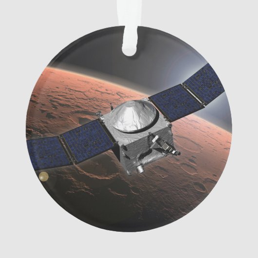 Mars Atmosphäre und Volatile Evolution Mission. Ornament (Rückseite)