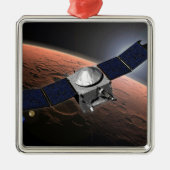 Mars Atmosphäre und Volatile Evolution Mission. Ornament Aus Metall (Vorne)