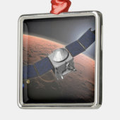 Mars Atmosphäre und Volatile Evolution Mission. Ornament Aus Metall (Links)